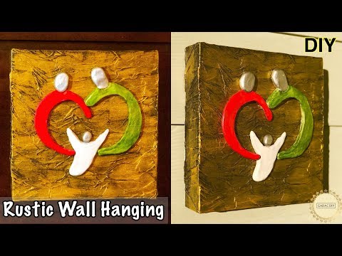 Clay Wall Hanging Ideas | 3D Wall hanging ideas | How to make wall hanging at home easy Video