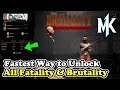 Fastest Way To Unlock All Fatality Brutality In Mortal Kombat 1