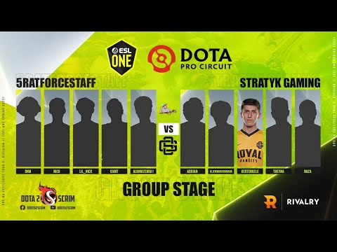 5RATFORCESTAFF vs Stratyk Gaming - DPC NA 2021/22 Tour 2: Division II - Group Stage - B03