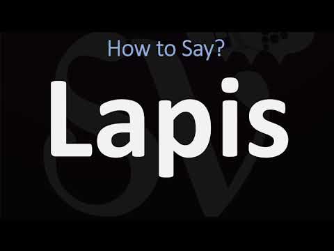How to Pronounce Lapis? (CORRECTLY)