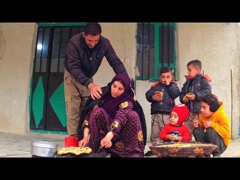 Snow, Reunion & Simple Joys ❄️ | Fatemeh Returns, Warm Family Moments by the Mountains