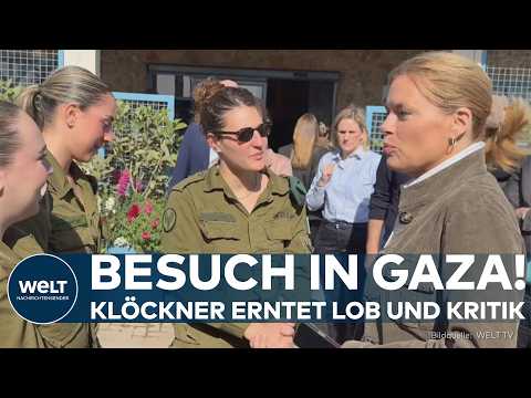 Video Thumbnail: JULIA KLÖCKNER: Bundestagspräsidentin besucht überraschend den Gaza-Streifen