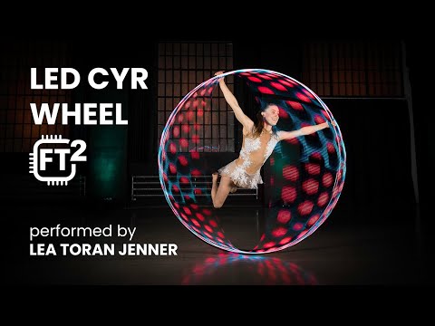 LED Cyr Wheel FT2 - Lea Toran Jenner | Pyroterra Lighttoys