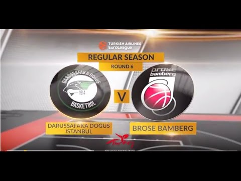 EuroLeague Highlights RS Round 6: Darussafaka Dogus Istanbul 72-70 Brose Bamberg