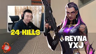 Radiant yxJ's Reyna: MVP Masterclass & Flawless Execution! (Engsub)