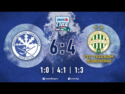 Összefoglaló EL 166 - SPORT CLUB CSÍKSZEREDA - FTC TELEKOM 6:4 20210217