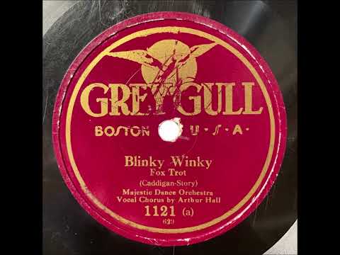 Majestic Dance Orchestra "Blinky Winky" 1922 Asian Stereotype Song 78 RPM