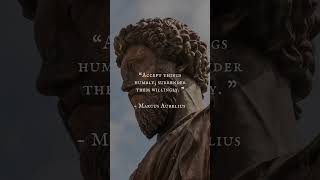 Accept Things Humbly | Marcus Aurelius