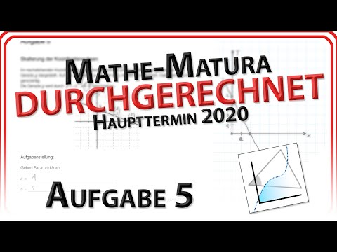 Matura 2020: Aufgabe 5 -  Skalierung Koordinatenachsen / Geradengleichung (Haupttermin) | EasyGoing