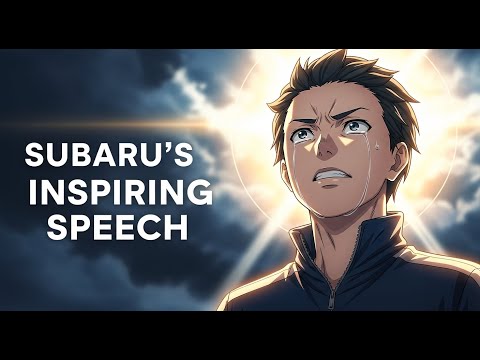 Re:Zero - Subaru's Inspiring Speech English Dub #ReZero #Subaru #animespeech #anime