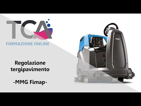 MMg Fimap - Regolazione tergipavimento - Squeegee adjustment