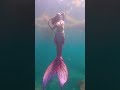 In the ocean, real mermaids are waiting for you! 🧜🏼‍♀️ #mermaid #h2o #florida #underwater #gopro