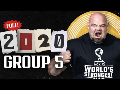 *FULL* 2020 World's Strongest Man | GROUP 5