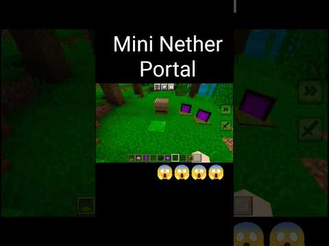 Mind-blowing Nether Portal in Minecraft! 😱