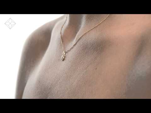 G4036 - Stunning 0.30ct Diamond and 9K Gold Pendant