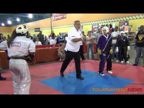 Chelsea Espina vs Gina Thornton Women's Fighting at US Open 2012