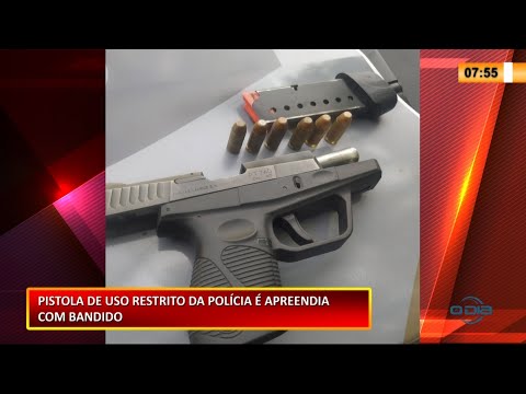 Pistola .40 de uso policial é apreendida com assaltante em Teresina 19 02 2021