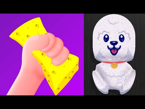 Sponge Art Level 1-15 Gameplay Best iOS Puzzle Game Walkthrough - YouTube