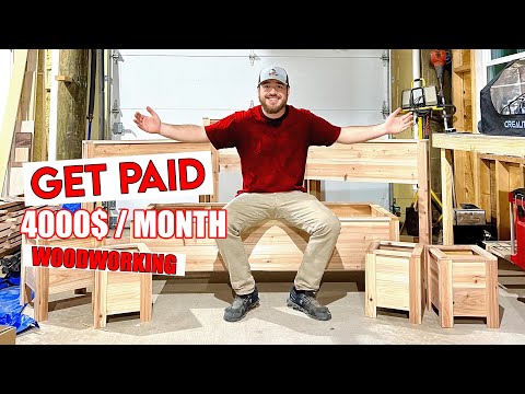 Woodworking Side Hustle – $4,000/Month (Free Plans!)