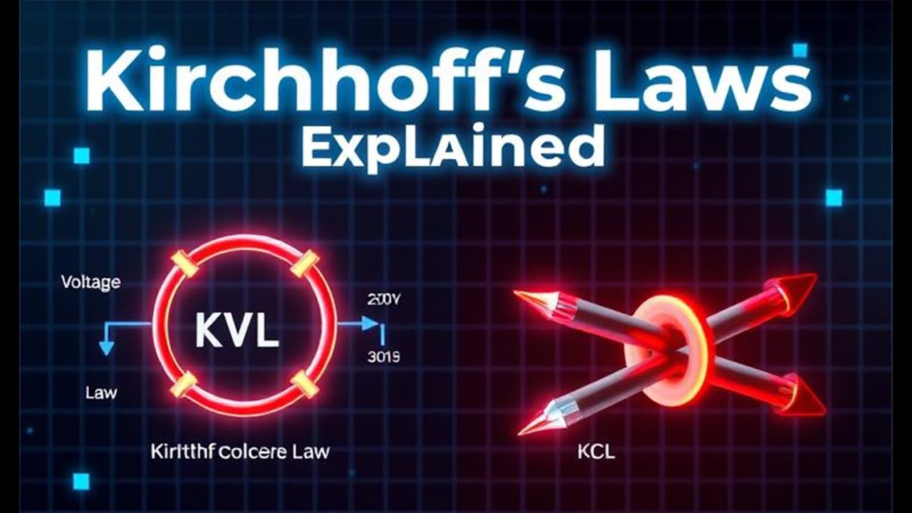 Kirchhoff’s Laws Explained! | KVL & KCL Made Easy ⚡| 3D  animation |