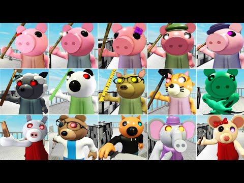 ROBLOX PIGGY ALL NEW REDESIGN JUMPSCARES