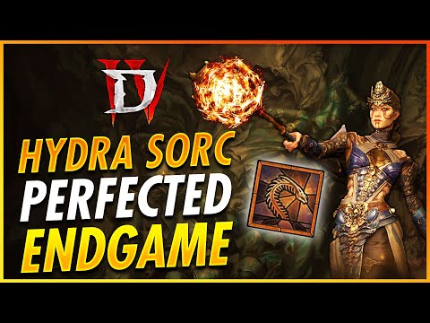BEST Sorcerer Build Hydra Perfected Endgame Guide - Diablo 4 Season 9