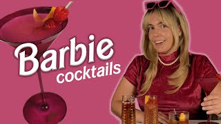 Barbie Themed Cocktail Recipes #barbiethemovie