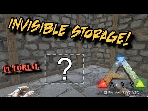 How to create Invisible Storage - Ark Survival Evolved