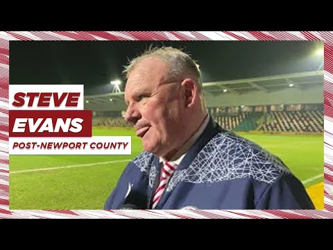 Steve Evans' reaction | Newport County 2-2 Stevenage