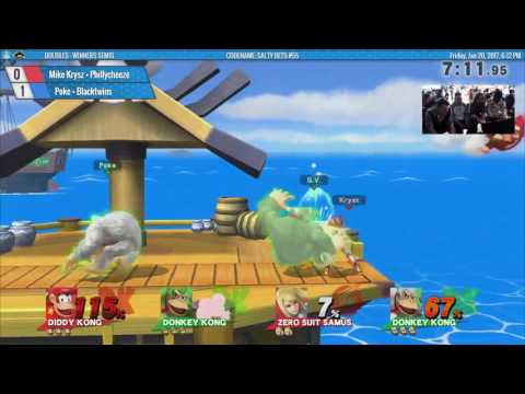 CSB 55 - Mike Krysz + Phillycheeze vs Poke + Blacktwins - Smash 4 Doubles WSF