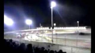 preview picture of video 'Limaland 360 sprint car start of A feature 5-14-10'