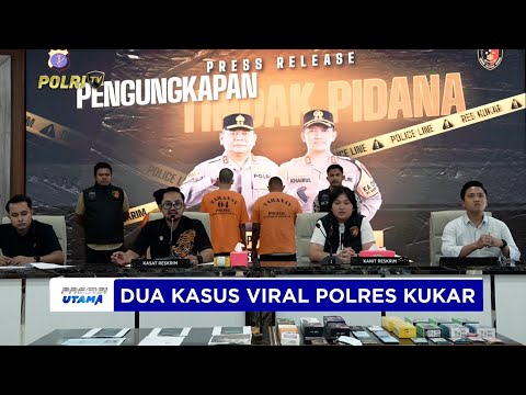 TIM ALLIGATOR POLRES KUKAR UNGKAP DUA KASUS VIRAL YAKNI RATU PENIPU DAN RAJA MALING