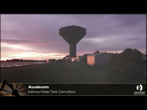 2023 CCF Victoria Earth Award Winner Kalimna Water Tank Demolition