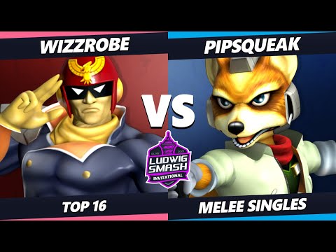 Ludwig Invitational - Wizzrobe (Captain Falcon) Vs. Pipsqueak (Fox) SSBM Melee Tournament