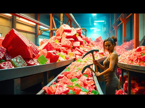 How Rock Candy Is Made | Inside The Factory
