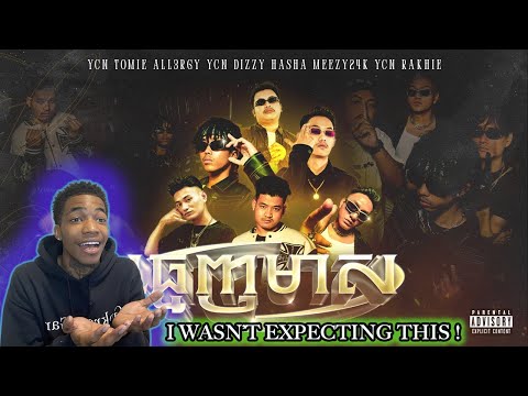 YCN TOMIE, ALL3RGY, YCN DIZZY, HASHA, MEEZY24K & YCN RAKHIE - ធ្មេញមាស (Official MV)(REACTION)