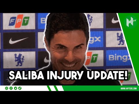 Saliba INJURY update! | Mikel Arteta | Chelsea 1-1 Arsenal