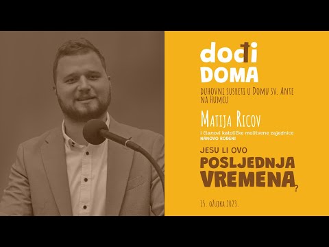 Matija Ricov - Jesu li ovo posljednja vremena?