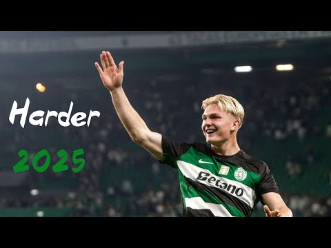 Conrad Harder 🎯 Deadly Striker 2025! | Sporting CP FC |  🇵🇹 #ConradHarder2025
