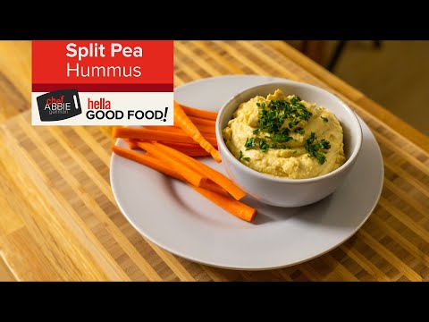 EASY Split Pea Hummus (Fava Dip) | Quick Vegan Appetizers