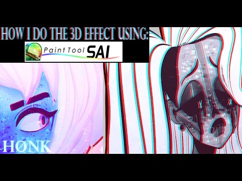 3D Effect On Paint Tool Sai [Tutorial]
