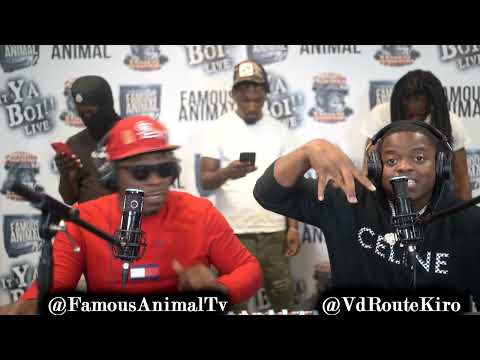 Birmingham Alabama Rapper VD Route Kiro Stops by Drops Hot Freestyle on Famous Animal Tv