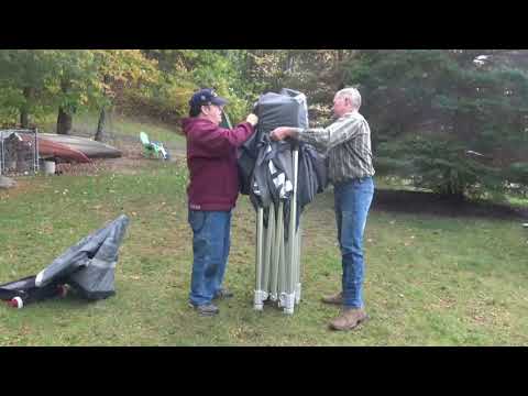 E Z Up Shelter Take Down and Storage