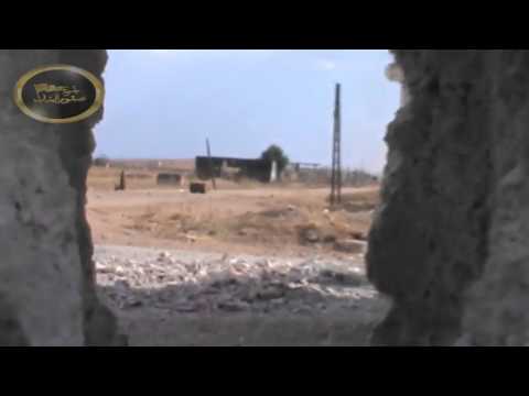 اشتباكات بين عناصر تجمع صقور الغاب لواء الشهيد محمود سلامة وقوات النظام في المغير