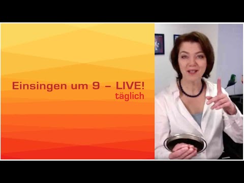 Einsingen um 9 mit HILFSMITTEL "SPIEGEL" vom 6.04.2020 - (Mundöffnung, Resonanz) - mit Barbara Böhi