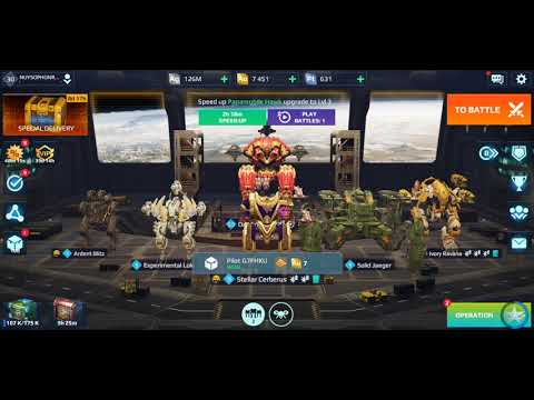 Finally I got a Full set hangar Limited edition War Robots 2021