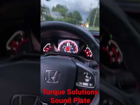 Torque Solutions Sound Plate 1.5T FC3 Civic Si
