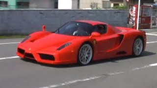 preview picture of video 'Ferrari Enzo start up and accelerate,F355 360Modena 612 Scaglietti'