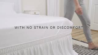 Instant Bed Makeover with Our Ruffled Elastic Bed Skirt!