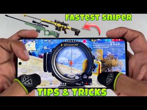 fastest double sniper tips and tricks with handcam tutorial free fire